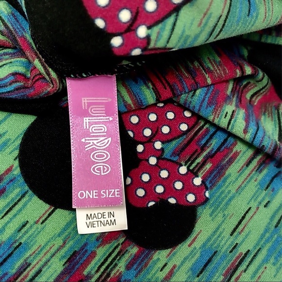 LuLaRoe Disney OS Leggings Minnie Mouse UNICORN - Picture 3 of 7